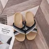 2021 Llegada de Primavera Nuevos Pantuflas de Pareja Lino eva Planas para el Hogar Transpirables Absorbentes de Sudor Zapatos de Algodón Lino para Niños Verano