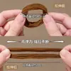 Diadema Elástica Ancha para Cola de Caballo Alta para Mujer, Banda de Goma Elástica, Alta Elasticidad, Cuerda para el Cabello Duradera, Goma para Moño, Accesorio para el Cabello