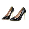 Nuevos Zapatos de Salón de Punta Fina Estilo Británico para Mujeres Profesionales, Tacones Altos, Zapatos de Calle para Mujer, Tallas Grandes 40-48