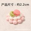 Nuevo color macarrón comida y juego diy hecho a mano accesorios para el cabello cuerda para la cabeza zapatos con agujeros pegatinas para refrigerador llavero accesorios de joyería