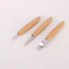 Cuchillo de Talla Sks7 de Madera de Haya Individual Transfronterizo al por Mayor en Stock, Cuchillo de Talla Artesanal para Talla en Madera y Herramientas de Carpintería