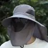 Sombrero de Vaquero Occidental para Hombres y Mujeres, Sombrero de Pescador Impermeable de Secado Rápido para Senderismo y Acampada al Aire Libre en Verano, Sombrero de Protección Solar Estilo Japonés