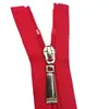 Cremallera de Nylon con Cola Abierta No. 5 Tira para Ropa Textil del Hogar Cremallera Tira de Cremallera de Cola Abierta Grande Rojo
