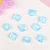 Novo fundo pontudo Moca Cristal Quadrado Diamante Joia para Unha DIY Cor Macaron Decorações de Unha para Usar