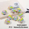 Café con Leche Rosa y Morado Hecho a Mano Pintado a Mano Diamantes de Imitación Materiales DIY Accesorios para Joyería Cuentas Sueltas Cuentas en Hilo Cadena para Teléfono Colgantes Cuentas Dentro de Cuentas