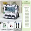 Temporizador de Cuenta Regresiva Reloj Despertador de Gestión del Tiempo Dispositivo de Recordatorio de Doble Propósito Temporizador Dedicado para Cocina Estudiantes Estudio Niños