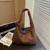 Bolso de axila retro con acabado mate para mujer, nuevo bolso de hombro de moda 2026, bolso tote pequeño versátil de moda