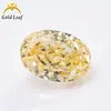 Corte Flor de Gelo Aço Carbono Alto Broca Oval Cor Branca Coleção Fábrica Atacado Pedra Solta Zircônia Cúbica Sintética