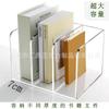 Novo Suporte de Livros Acrílico Transparente de Três Compartimentos Porta Arquivos Revisteiro Suporte de Armazenamento de Livros e Revistas Suporte de Armazenamento de Mesa para Escritório