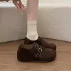 Zapatos Birkenstock Retro para Mujer 2026 Otoño Nuevo Estilo Suela Gruesa Aumentador Oculto de Altura Mary Jane sin Cierre Mocasines Casuales Perezosos