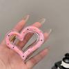 Color Love Wave Dot Hairpin Feminino 2024 Novo Headwear Back Head Disc Hair Grab Shark Clip Summer Hairpin