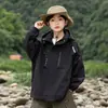 Traje de Esqui Outdoor de Outono para Meninos Três em Um Destacável 2026 Novo Jaqueta com Forro de Lã Primavera Outono Inverno Crianças Maiores