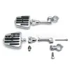 Pedal de Pie Modificado Universal Accesorios para Motocicleta Pedal de Pie Antideslizante Plegable Parachoques 1-1/4 pulgadas