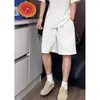 Conjunto Nuevo Estilo Old Money de Verano, Camisa de Manga Corta y Shorts Falsos de Dos Piezas de Seda Hielo para Hombre, Ropa de Hombre Moderna y Elegante para Adolescentes