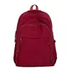 Mochila Casual de Nuevo Estilo para Escuela y Viajes, Ligera, Gran Capacidad, Nylon, Bolsa Escolar de Tacto Relajado, Mochila de Color Sólido de Alto Valor