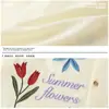 2025 Nuevas Camisas Retro Florales Bordadas de Manga Corta de Nicho para Hombres y Mujeres Estilo Perezoso de Verano Camisas de Pana para Parejas