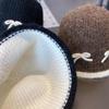 Chapéu Estilo Coreano Infantil Outono e Inverno Chapéu de Pescador Moderno para Meninos e Meninas Versátil Casual Chapéu Balde de Coelho para Bebê Tendência de Inverno