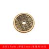 [Gasto fantasma de montaña] colgante de hebilla de seguridad de moneda de cobre de chisme antiguo latón llavero colgante collar accesorios para hombres y mujeres
