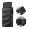 Cartera de aleación de aluminio anti-robo RFID con función emergente de botón de presión, billetera de gran capacidad para guardar efectivo y tarjetas de crédito