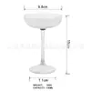 Vaso de Vidrio Ins, Vaso Alto, Vaso Triangular de Cóctel para Bar, Copa de Martini, Vaso Creativo para Uso Doméstico, Torre de Copas de Champán para Bodas