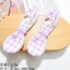 Tenedor Cuchara Gatito Dibujo Animado Accesorios Resina DIY Hecho a Mano Dulces Lazos para el Cabello Pegamento Crema Pinzas Pequeñas Versátiles
