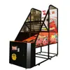 Máquina de tiro de baloncesto arcade, máquina de baloncesto plegable de lujo comercial para interiores que funciona con monedas para adultos, máquina de juego de disparos para niños