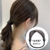 C011 Anillo para el Cabello Estilo Coreano Castaño Trenza de Pelo Recto Elástico Alto Moda Popular en Internet Cuerda para la Cabeza Elegante para Mujeres Estilo Mori