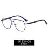 91335 comércio exterior metal moda óculos armação atacado personalizado fino anti-luz azul óculos homens podem ser equipados com óculos de miopia