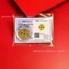 Adesivo para Celular Shuibei Gold Ouro Puro 999 Sorte e Fortuna Cartão Dourado 2Mg Adesivo para Geladeira com Adesivo Atacado