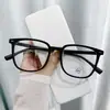Gafas Versátiles Lisas Estilo Carey Anti-Luz Azul para Mujer Estilo Coreano Monturas Poligonales Se Pueden Adaptar Lentes de Graduación Modernas