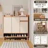 Zapatero, mueble de almacenamiento para la entrada del hogar, diseño de montaje en pared, nuevo modelo 2026, adecuado para entradas, pasillos y huecos de escalera, hecho de madera maciza