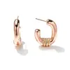 Brincos de Marca Famosa Transfronteiriços Europeus e Americanos de Luxo Leve, Venda Quente Transfronteiriça, Banhados a Ouro Real 14K, Modelo Novo, Marca de Designer Medida