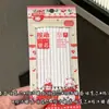 Refil de Caneta de Secagem Rápida Laranja Mu Zhen, Refil de Caneta Gel Secagem Rápida Frutado Preto Suave Pressionável, Refil de Caneta para Prova