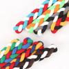 Cuerda trenzada de tres hebras trenzadas de colores cuerda de trenza de suéter de moda cuerda de sombrero de personalidad cuerda de cintura cuerda para ropa de yoga baño