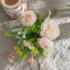 Decoración de diseño de flor artificial hecha a mano Sakurai Lu Lian transfronteriza boda de mano Ramo de flores decoración de pared colgante de pared CF01344