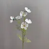 Flores de cosmos artificiales de 6 cabezas, ramo fresco y elegante para decoración del hogar, diseño de interiores, accesorios de boda, transfronterizo