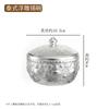 Tazón de batido tailandés Vajilla tailandesa Luda de burbujas tazón de postre estilo asiático tazón de hojalata Xishuangbanna antiguo nacionalidad Dai agua para mojar
