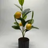 Flores Artificiales, Plantas Falsas para Decoración de Sala de Estar, Plantas Verdes Artificiales de Pie para Dormitorio, Adornos en Maceta, Decoración de Interior Monstera, Plantas Falsas