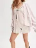 Jaqueta Cardigan Jeans Azul Claro Europeia e Americana Blusa de Tricô Casual Solta de Manga Longa Roupas Femininas Transfronteiriças da Amazon