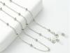 Cordão de Colar para Óculos de Novo Estilo Transfronteiriço para Mulheres, Cordão de Metal de Alta Qualidade, Antiderrapante, Joias Simples com Contas Atacado