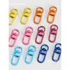 Chaveiro Cabeça de Cachorro Marca Coisas Boas Acontecem Acessórios DIY Cores Doces Colorido Tinta Assada Gancho de Pressão Fivela de Cachorro Pingente de Chaveiro