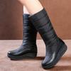 Novas botas de neve quentes e grossas para cobrir os pés, botas de plumas, tamanho grande 40-44