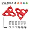 Pedal Pedales Candados Daquan SPD Candados para Bicicleta de Carretera Conversión de Pedales Planos Candados Bloqueadores de Huevo Candados SPD para Bicicleta de Montaña