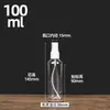 Botella Pulverizadora Pequeña de Alcohol para Desinfección Botella Pulverizadora de Plástico para Tónico de Niebla Fina Botella de Tónico Embotellado Botella Vacía Ml