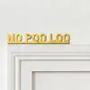 Jm11166-1173 Adesivo de Interruptor Espelhado Acrílico com Letra Tridimensional Decoração de Casa Adesivo de Parede Espelhado para Tomada Autoadesivo