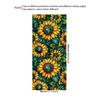 Girassol de Primavera Planta Verde Arte de Jardim Adesivo Retro Adesivo Eletrostático para Vidro PVC Sem Cola Novo Adesivo de Vidro 292