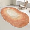 Tapete de Imitação de Caxemira Estilo Morandi Wabi-Sabi para Sala de Estar Tapete para Sofá Mesa de Centro Manta Antiderrapante Quarto Cabeceira Pode Ser Totalmente Coberto