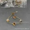 Nuevo Pulsera de Mariposa Azul de la Suerte Gruesa Chapada en Oro con Lapislázuli y Ágata Azul, Artesanía de Precisión CNC, Pulsera Chapada en Oro V 18K