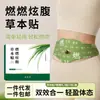 Adesivo Térmico Herbal para Barriga com Artemísia para Aquecer a Cintura e o Abdômen, Adesivo de Compressa Quente para o Umbigo, Adesivo Térmico de Folha de Lótus