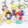 Nuevo Colgante Llavero Blancanieves Pvc Pegamento Frozen Sirena Llavero Caja Ciega Colgante para Mochila Escolar